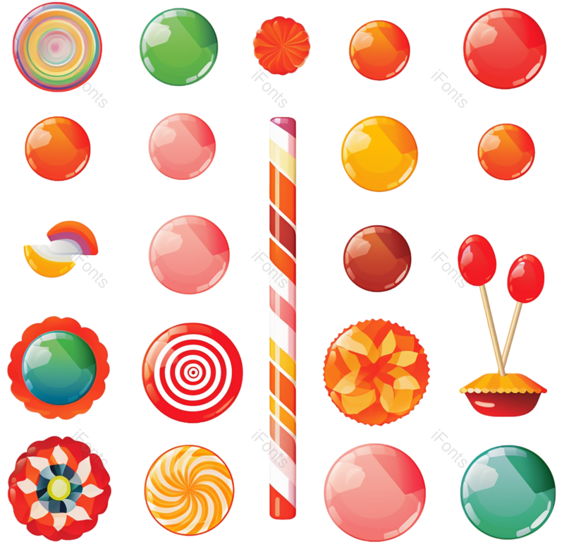 元素图片,儿童元素,甜品PNG,卡通甜品免抠素材